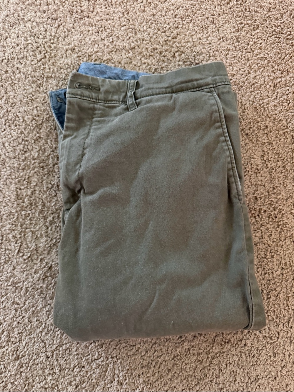 J. Crew Olive Green Men's Chinos
